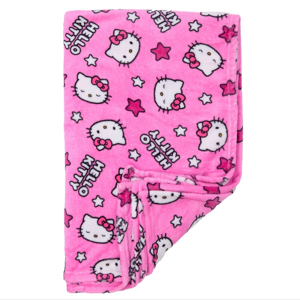 Hello Kitty Printed Fleece Throw